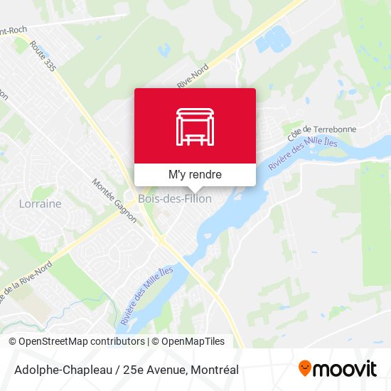 Adolphe-Chapleau / 25e Avenue plan