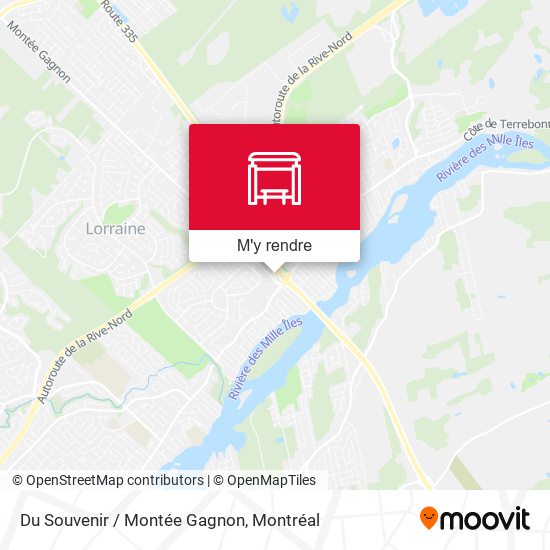 Du Souvenir / Montée Gagnon plan