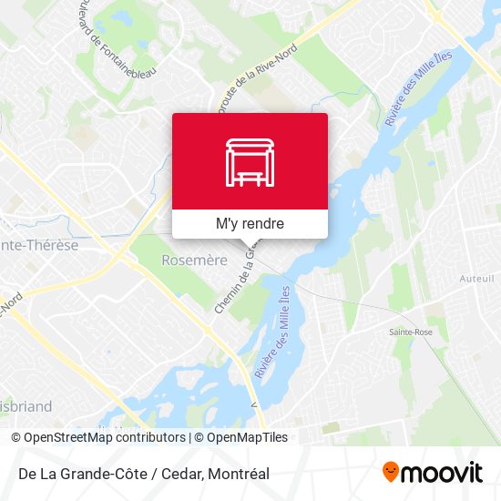 De La Grande-Côte / Cedar plan