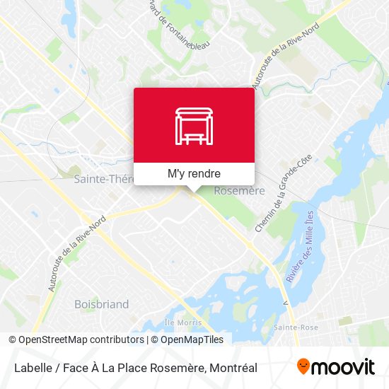 Labelle / Face À La Place Rosemère plan