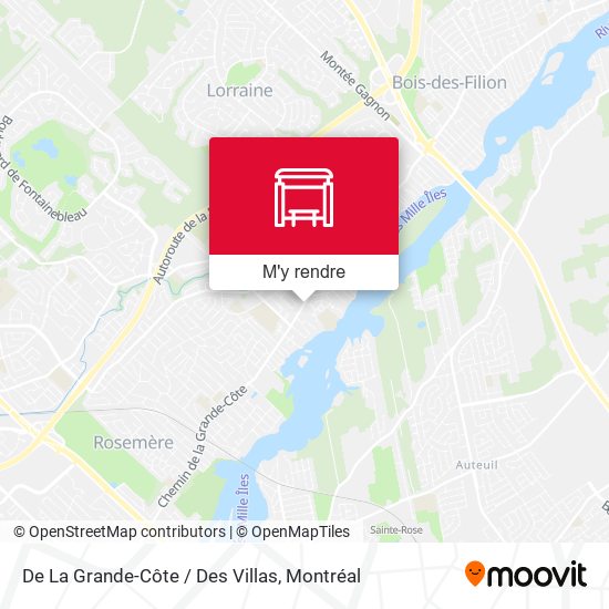 De La Grande-Côte / Des Villas plan