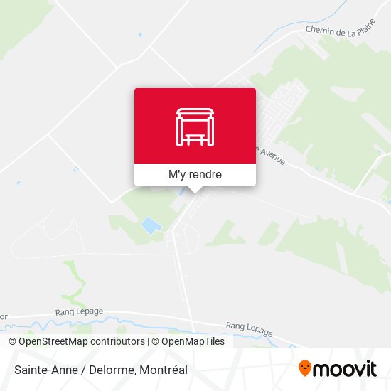 Sainte-Anne / Delorme plan
