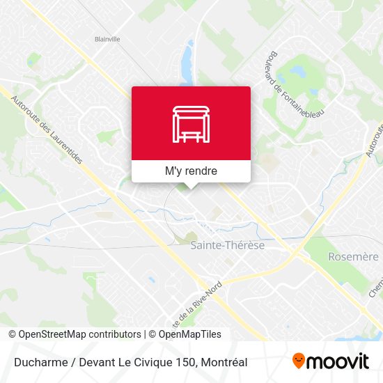 Ducharme / Devant Le Civique 150 plan