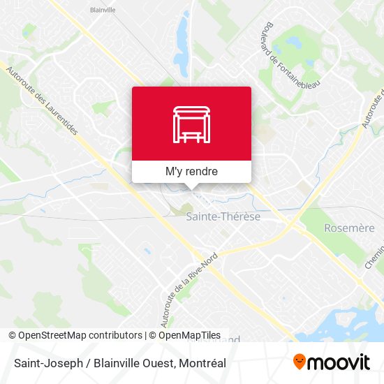 Saint-Joseph / Blainville Ouest plan