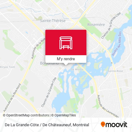 De La Grande-Côte / De Châteauneuf plan