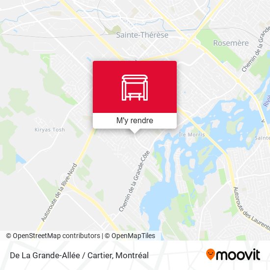 De La Grande-Allée / Cartier plan