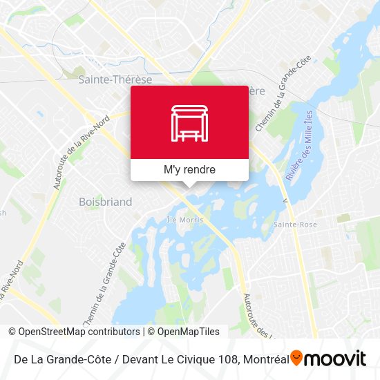 De La Grande-Côte / Devant Le Civique 108 plan