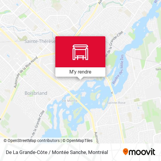 De La Grande-Côte / Montée Sanche plan