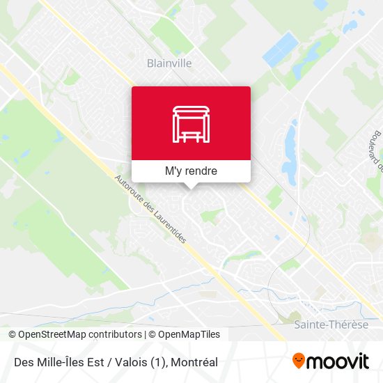 Des Mille-Îles Est / Valois (1) plan
