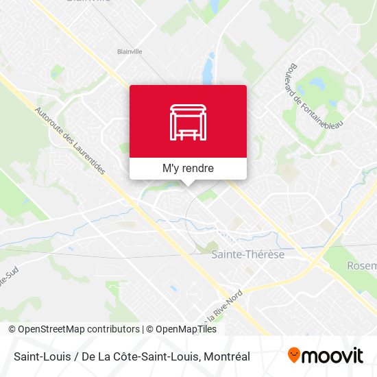 Saint-Louis / De La Côte-Saint-Louis plan