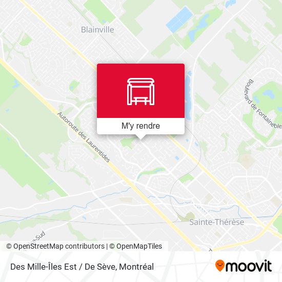 Des Mille-Îles Est / De Sève plan