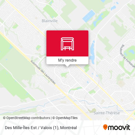 Des Mille-Îles Est / Valois (1) plan