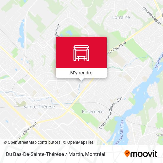 Du Bas-De-Sainte-Thérèse / Martin plan