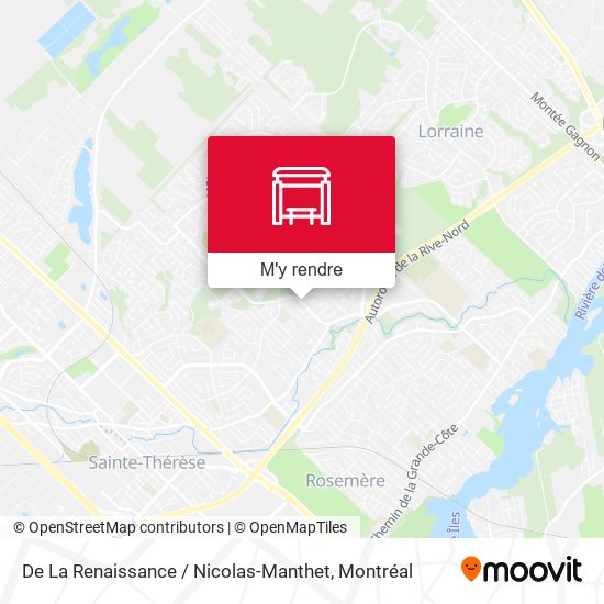 De La Renaissance / Nicolas-Manthet plan