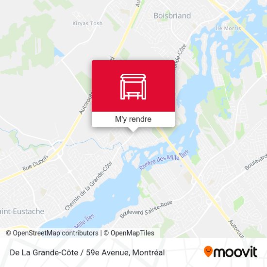 De La Grande-Côte / 59e Avenue plan
