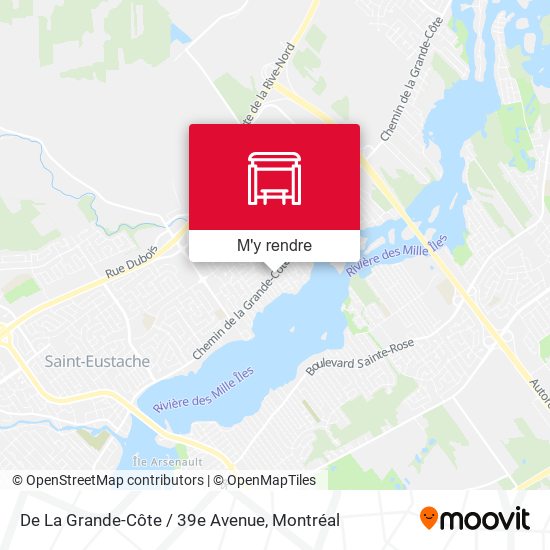 De La Grande-Côte / 39e Avenue plan