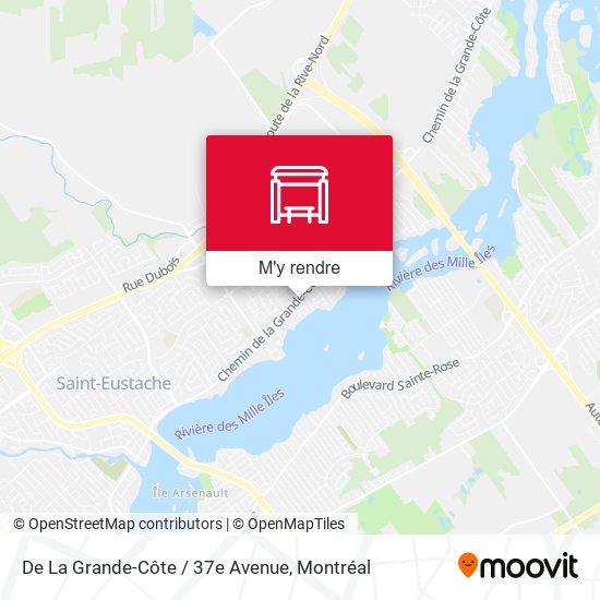 De La Grande-Côte / 37e Avenue plan