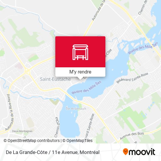 De La Grande-Côte / 11e Avenue plan