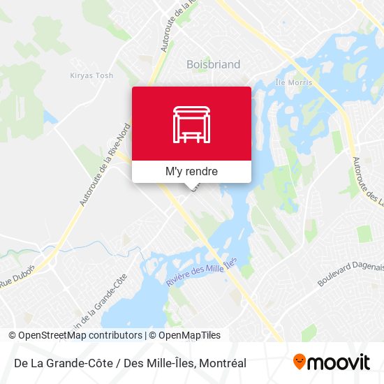 De La Grande-Côte / Des Mille-Îles plan