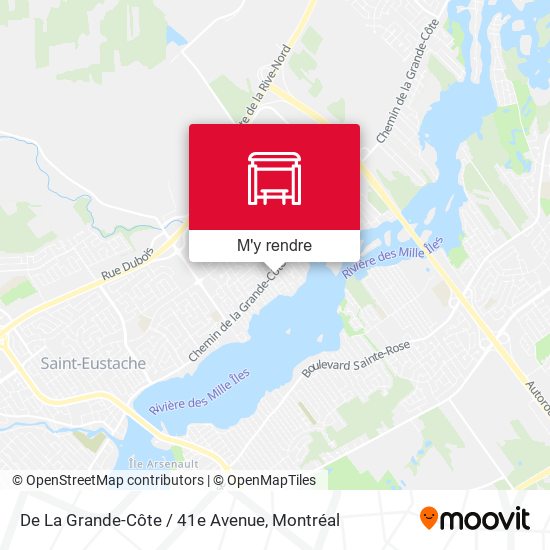 De La Grande-Côte / 41e Avenue plan