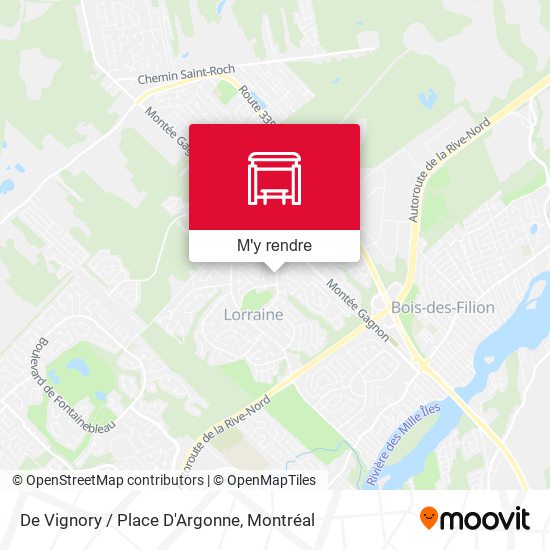 De Vignory / Place D'Argonne plan