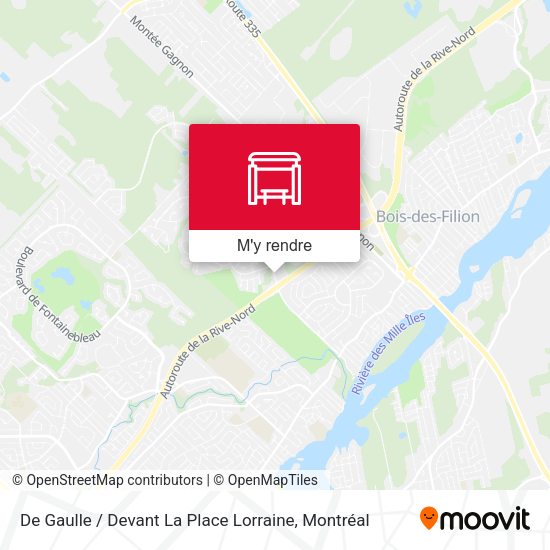 De Gaulle / Devant La Place Lorraine plan