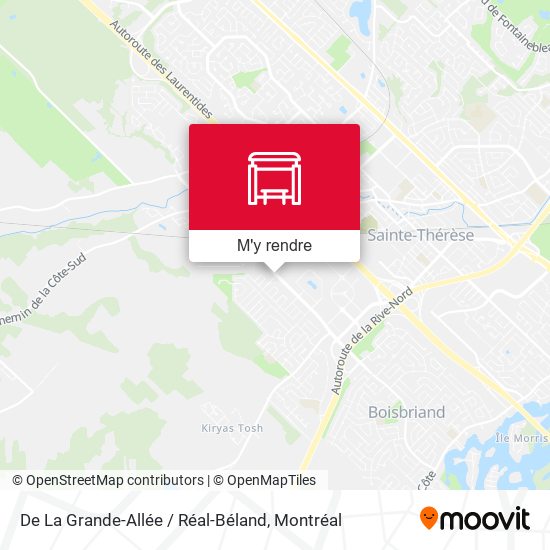 De La Grande-Allée / Réal-Béland plan
