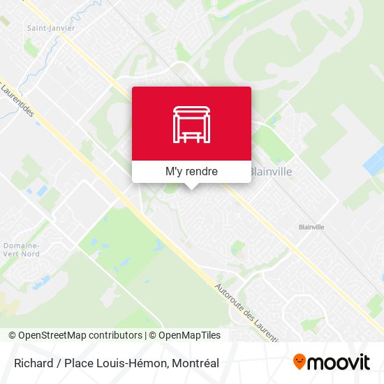 Richard / Place Louis-Hémon plan