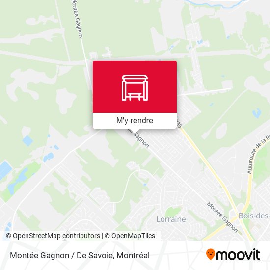 Montée Gagnon / De Savoie plan
