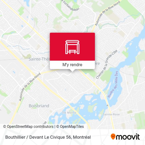 Bouthillier / Devant Le Civique 56 plan