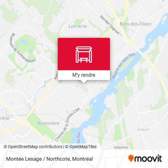 Montée Lesage / Northcote plan
