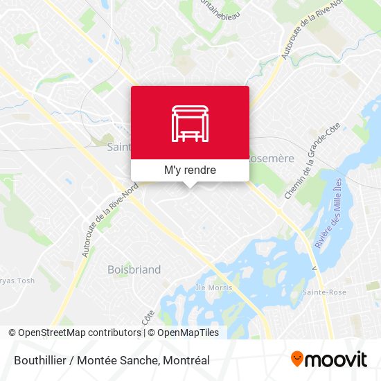 Bouthillier / Montée Sanche plan