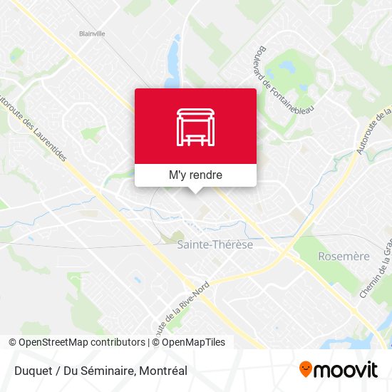 Duquet / Du Séminaire plan