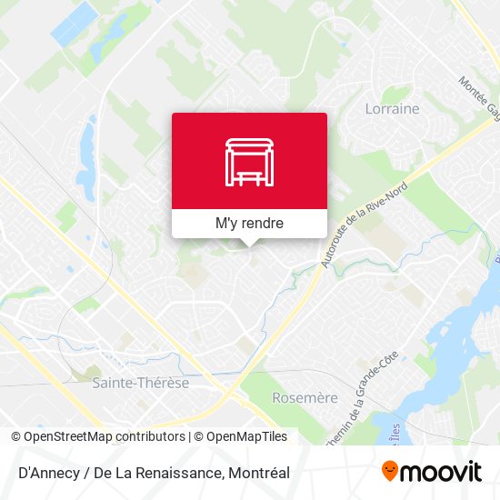 D'Annecy / De La Renaissance plan