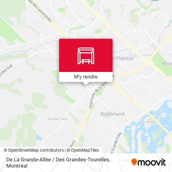 De La Grande-Allée / Des Grandes-Tourelles plan