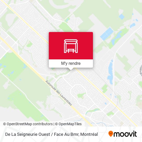 De La Seigneurie Ouest / Face Au Bmr plan