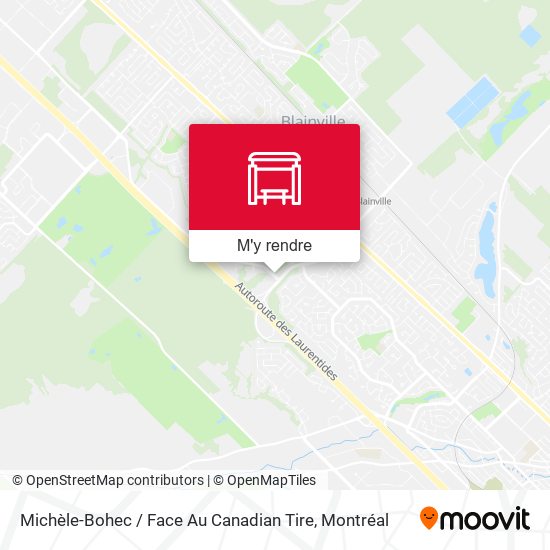 Michèle-Bohec / Face Au Canadian Tire plan