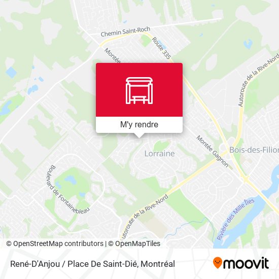 René-D'Anjou / Place De Saint-Dié plan
