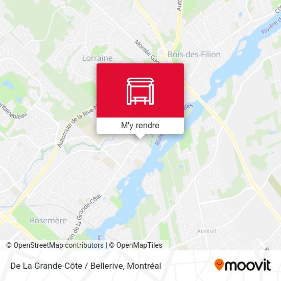 De La Grande-Côte / Bellerive plan