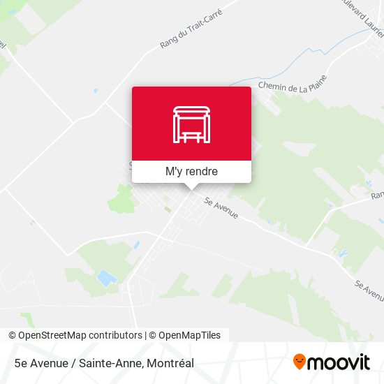5e Avenue / Sainte-Anne plan