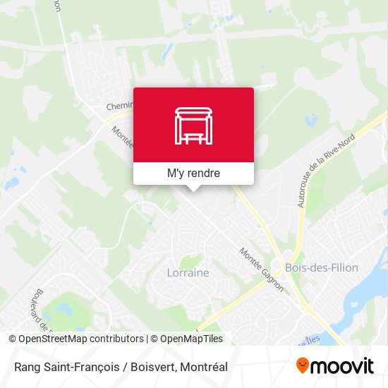 Rang Saint-François / Boisvert plan