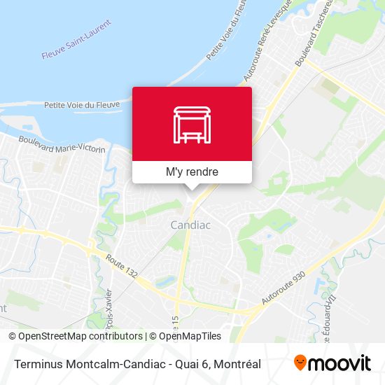 Terminus Montcalm-Candiac - Quai 6 plan