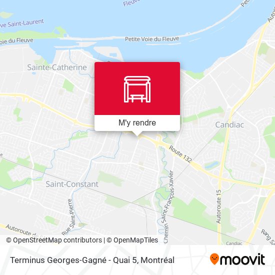 Terminus Georges-Gagné - Quai 5 plan