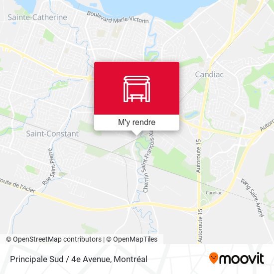 Principale Sud / 4e Avenue plan