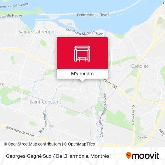 Georges-Gagné Sud / De L'Harmonie plan