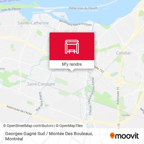 Georges-Gagné Sud / Montée Des Bouleaux plan