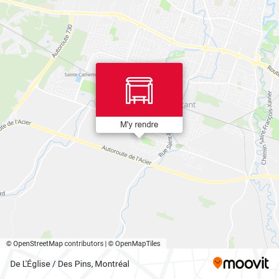 De L'Église / Des Pins plan