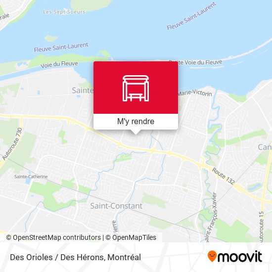 Des Orioles / Des Hérons plan