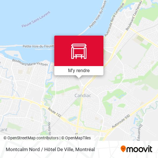 Montcalm Nord / Hôtel De Ville plan