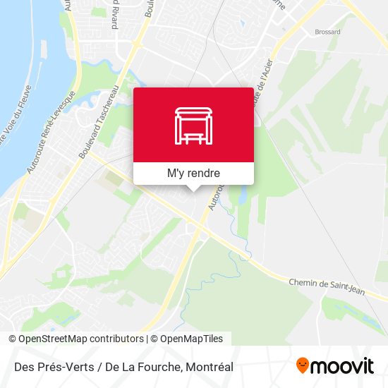 Des Prés-Verts / De La Fourche plan